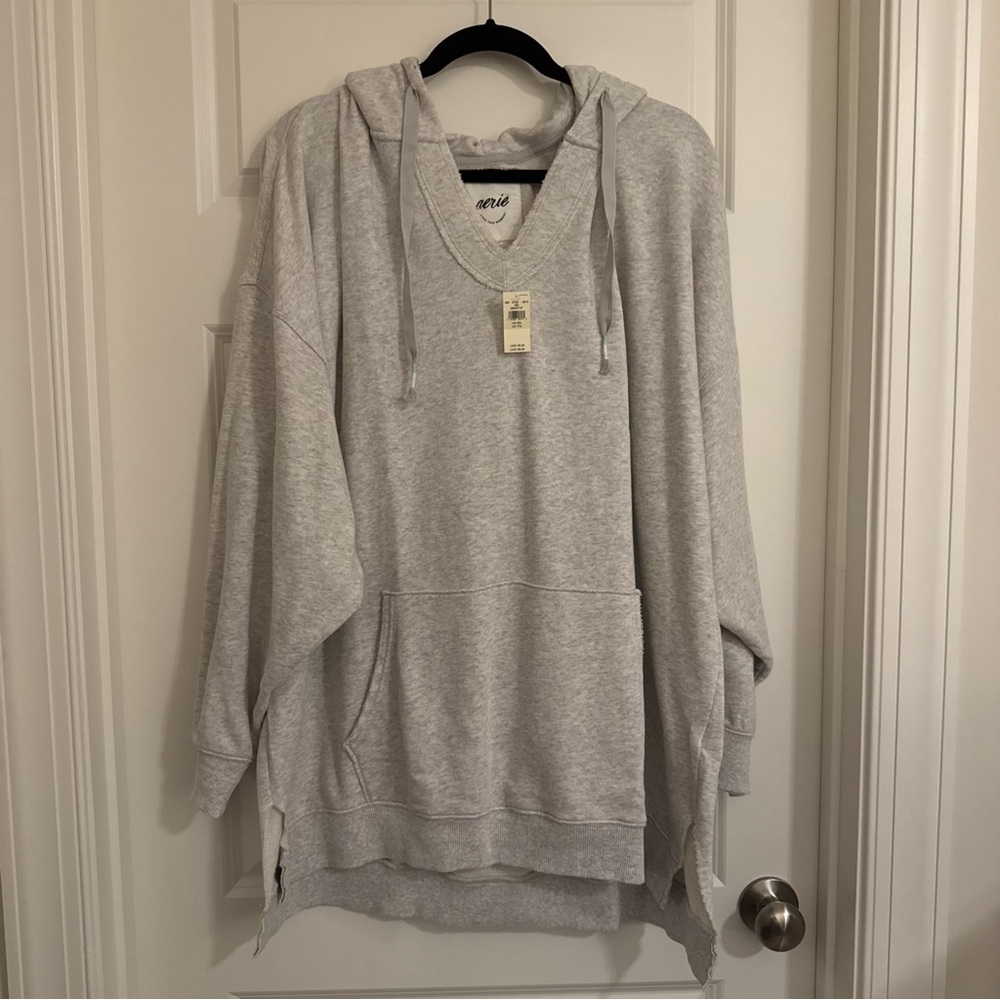 NWT Aerie Heather Gray Hoodie Sweatshirt